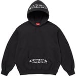 Supreme New World Order Hooded Sweatshirt (SS25) - Black