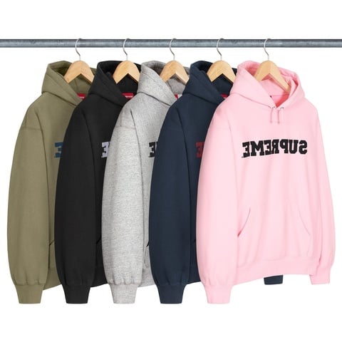 ［ろすか]supreme Hooded Sweatshirt Warriors Appliqué Zip Up Hooded Sweatshirt - Shop - Supreme