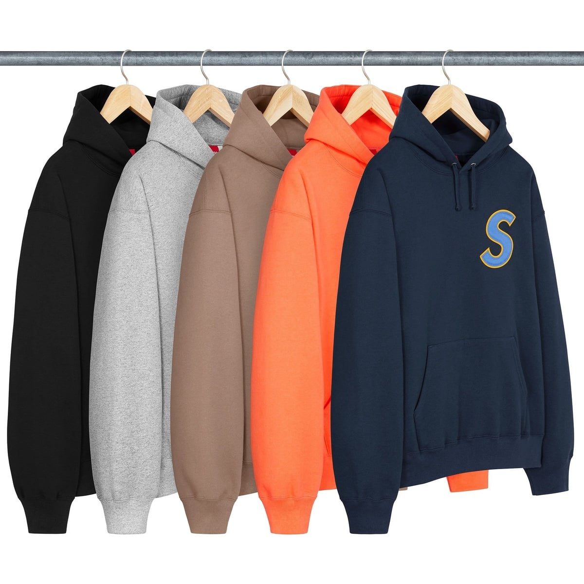 トップス 25ss Supreme S Logo Hooded Sweatshirt Supreme S Logo Hooded Sweatshirt (SS25) Dusty Brown Men's - SS25 - US
