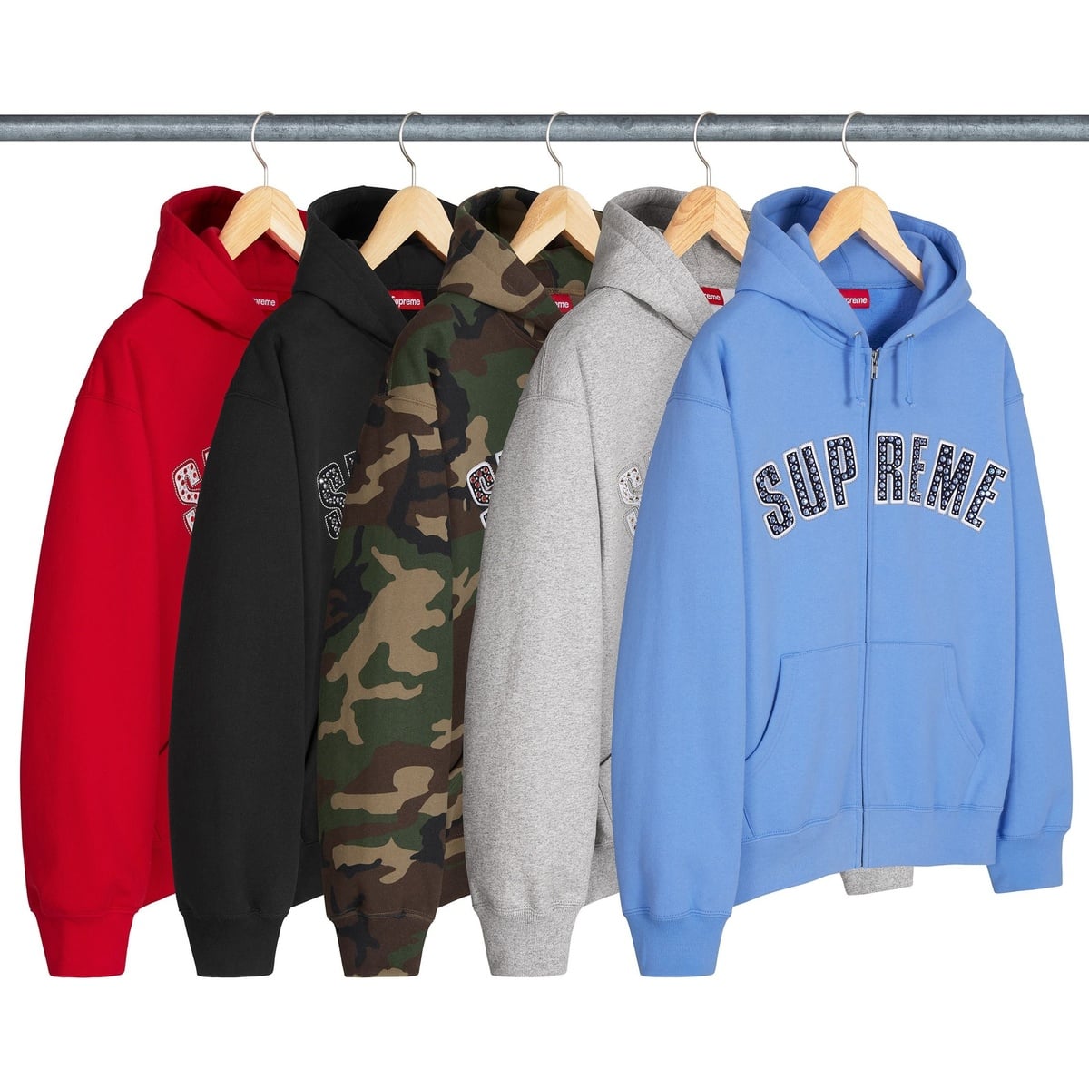 Supreme®/b.b. Simon® Zip Up Hooded Sweatshirt - SupremeCommunity
