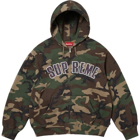 Supreme Supreme®/b.b. Simon® Zip Up Hooded Sweatshirt - Woodland Camo