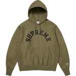 Supreme Champion Hooded Sweatshirt (SS25) - Olive
