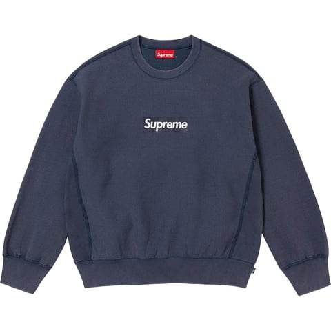 Washed Box Logo Crewneck - spring/summer 2025 - Supreme