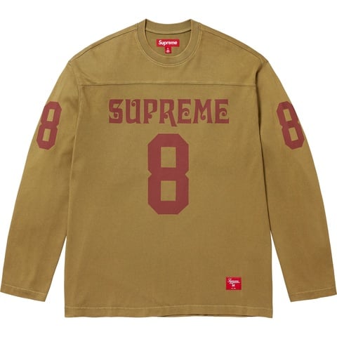 Supreme Affiliated L/S Football Top - Light Olive