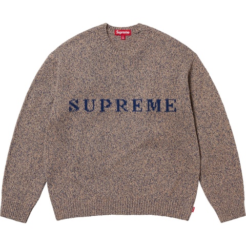 Contrast Logo Sweater - spring/summer 2025 - Supreme