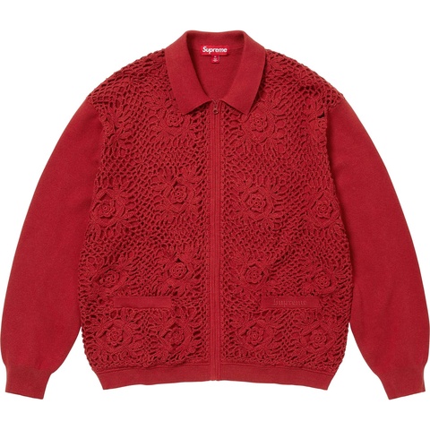 Crochet Zip Up Cardigan - spring/summer 2025 - Supreme