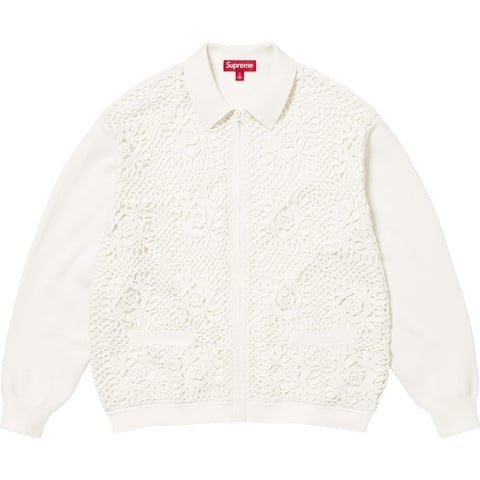 Crochet Zip Up Cardigan - spring/summer 2025 - Supreme