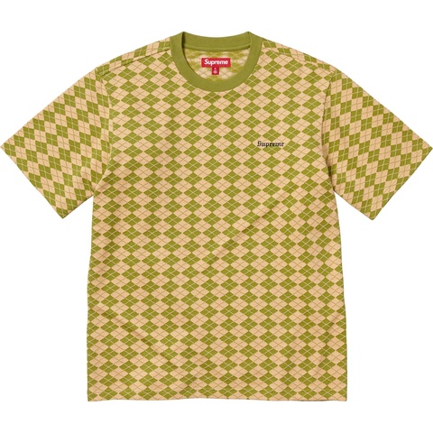 Supreme Diamond Jacquard S/S Top - Green