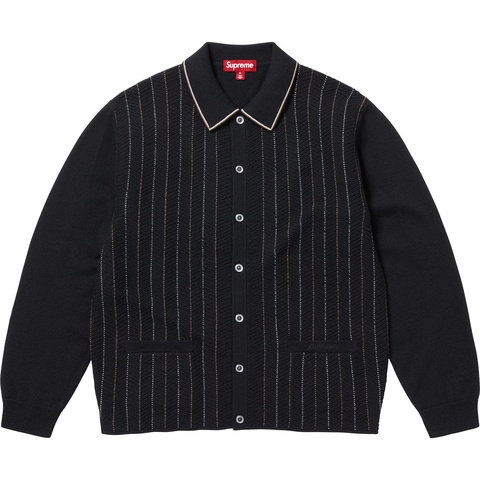Supreme Herringbone Cardigan S シュプリーム Herringbone Cardigan - spring/summer 2025 - Supreme