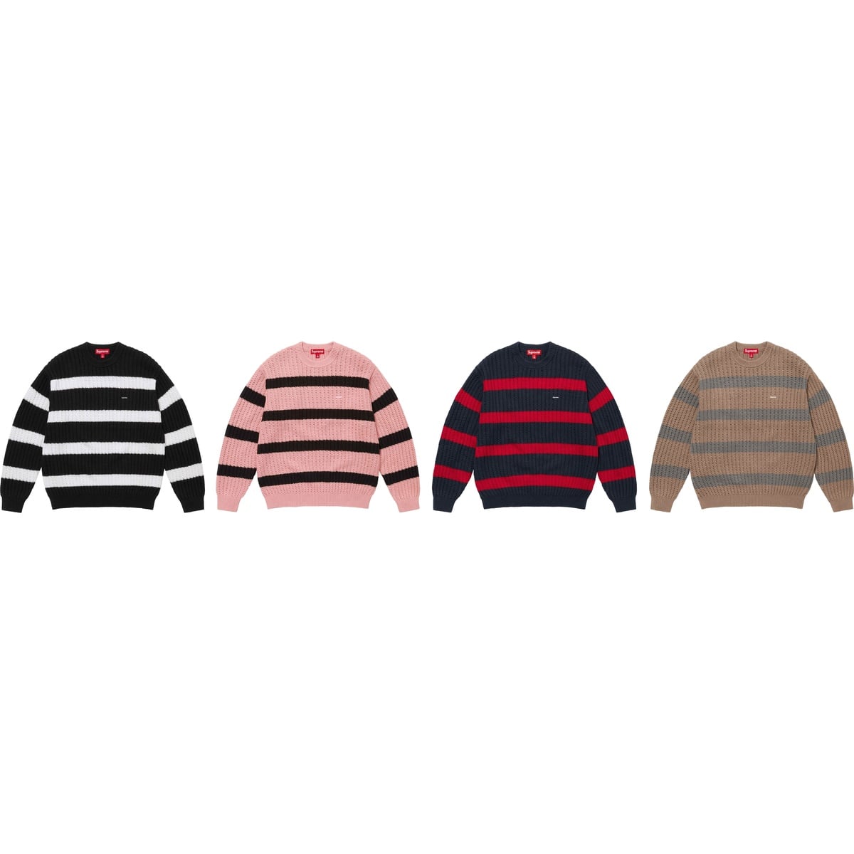 Loose Gauge Stripe Small Box Sweater - SupremeCommunity