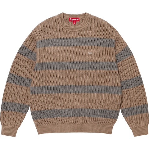 トップス supreme Loose Gauge Stripe Small Box S Loose Gauge Stripe Small Box Sweater - Supreme