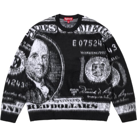 Supreme Money Sweater - Black