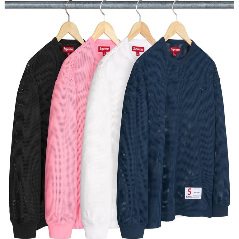 Supreme Polartec® Mesh L/S Football Top (spring/summer 2025) - $118.00