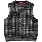 Supreme Speckled Zip Up Sweater Vest (SS25) - Black