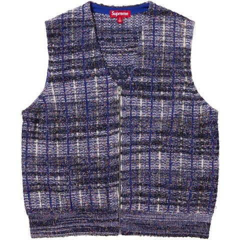 Speckled Zip Up Sweater Vest - spring/summer 2025 - Supreme