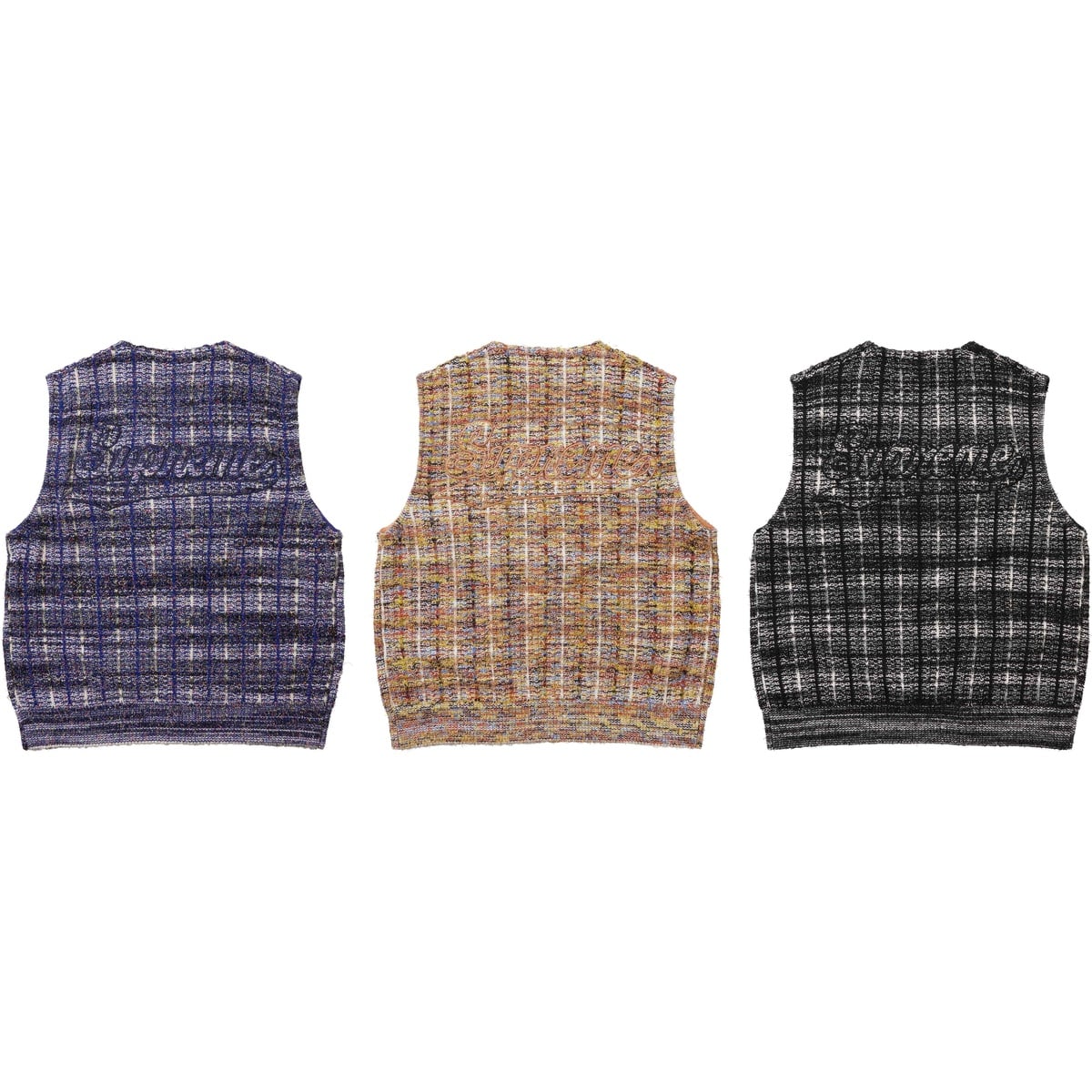 Speckled Zip Up Sweater Vest - SupremeCommunity