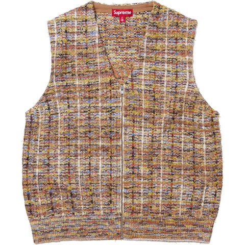 Speckled Zip Up Sweater Vest - spring/summer 2025 - Supreme