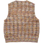 Supreme Speckled Zip Up Sweater Vest (SS25) - Tan