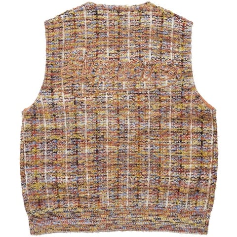Speckled Zip Up Sweater Vest - spring/summer 2025 - Supreme