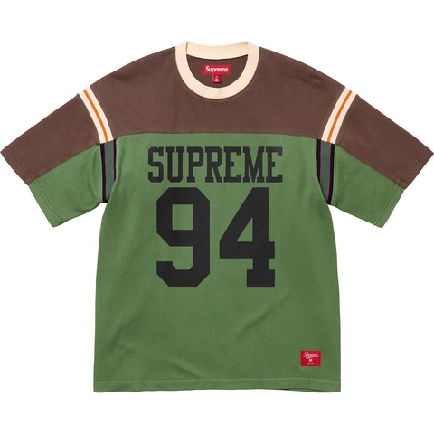 Supreme Split S/S Football Top - Green