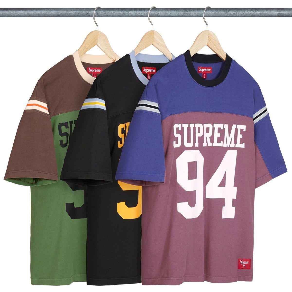 Split S/S Football Top - SupremeCommunity