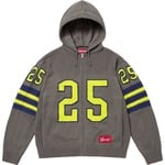 Supreme Sport Zip Up Hooded Sweater (SS25) - Grey
