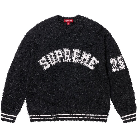 Supreme Textured Arc Sweater - Black