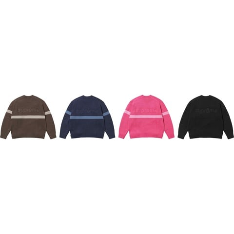 Tonal Appliqué Sweater - spring/summer 2025 - Supreme