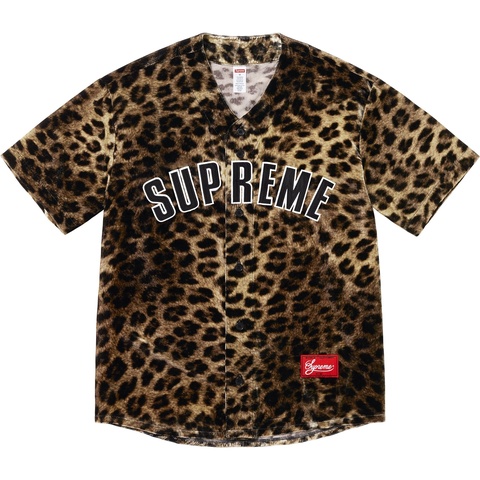 Velvet Baseball Jersey - spring/summer 2025 - Supreme