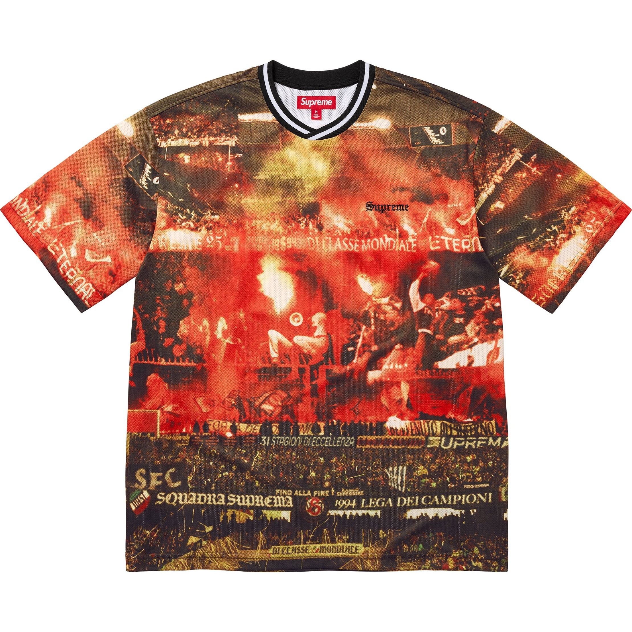 Supreme Vinci Per Noi Soccer Jersey (SS25) - Multicolor - $98