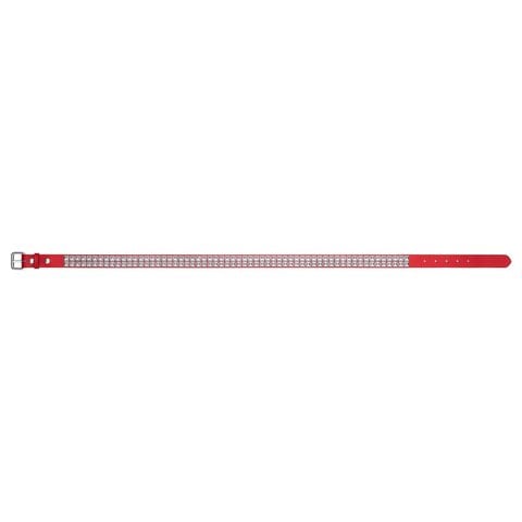 Supreme Studded Leather Belt - Red