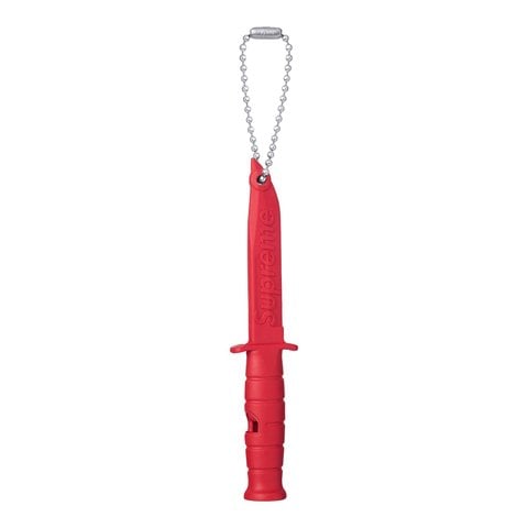 Supreme Supreme®/Ka-Bar Emergency Whistle Keychain - Red
