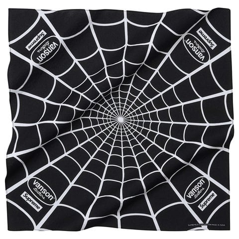 Supreme Supreme®/Vanson Leathers® Spider-Man Bandana - Black