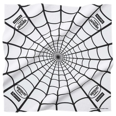 Supreme Supreme®/Vanson Leathers® Spider-Man Bandana - White
