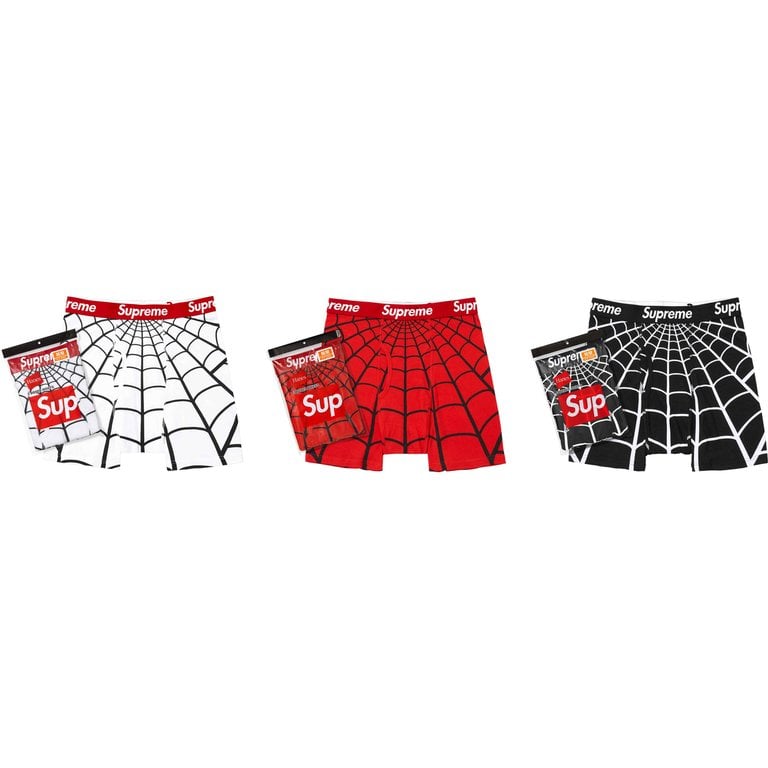 Supreme Hanes Spider-Man Boxer Briefs