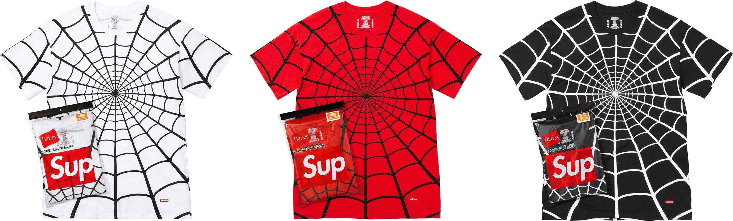 Supreme®/Hanes® Spider-Man Tagless Tees (2 Pack) - Supreme