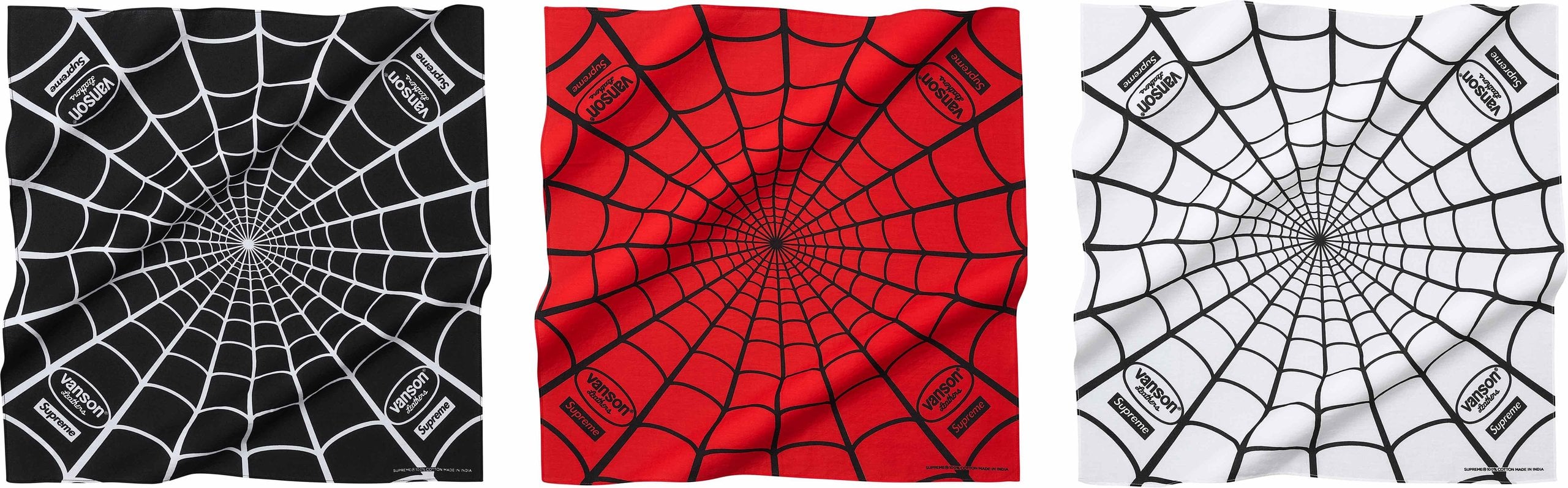 Supreme®/Vanson Leathers® Spider-Man Bandana - Supreme