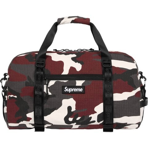 Supreme Duffle Bag - Red Camo