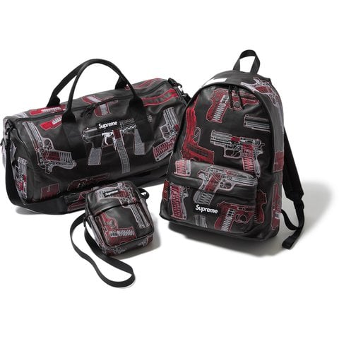 Guns Embroidered Leather Bags - spring/summer 2026 - Supreme