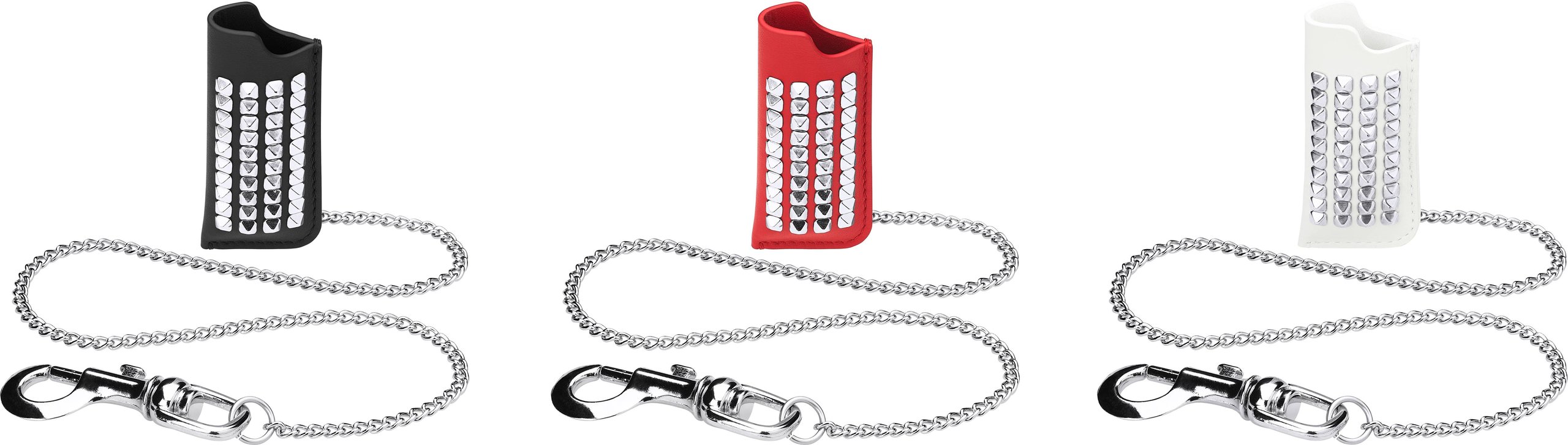 Studded Leather Lighter Holder - Supreme