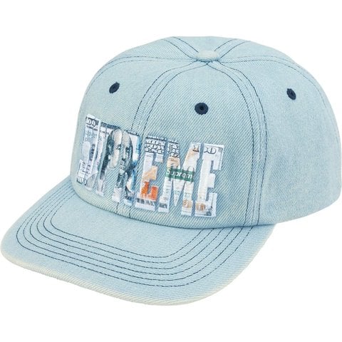Embroidered Money Logo 6-Panel - Supreme