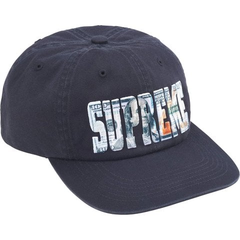 Embroidered Money Logo 6-Panel - Supreme
