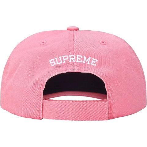 Supreme Embroidered Money Logo 6-Panel - Pink