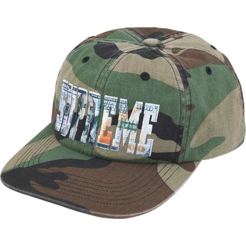 Embroidered Money Logo 6-Panel - Supreme