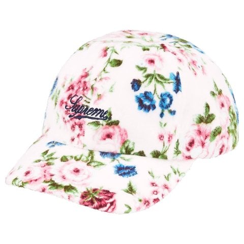 Supreme Floral Flannel 6-Panel - White