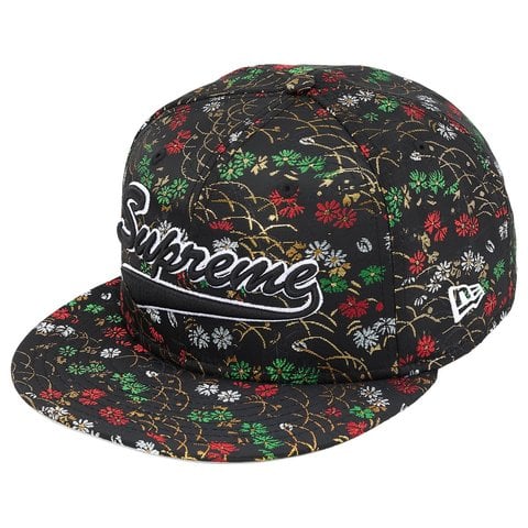 Supreme Floral Jacquard New Era® - Black