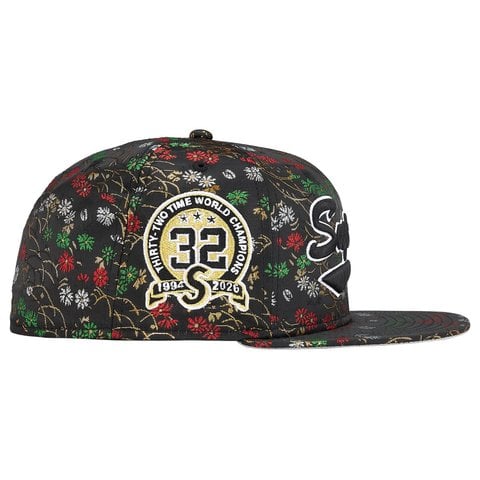 Supreme Floral Jacquard New Era® - Black