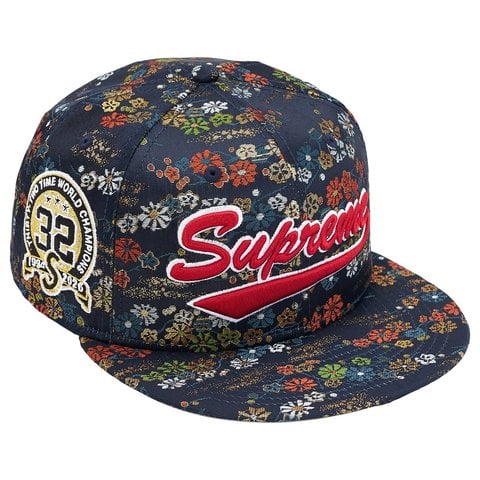 Supreme Floral Jacquard New Era® - Navy