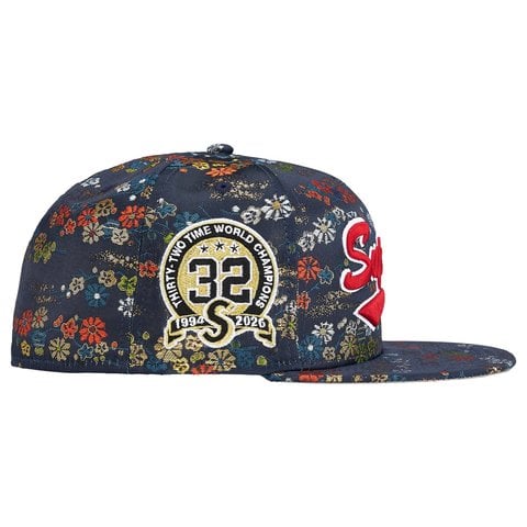 Supreme Floral Jacquard New Era® - Navy