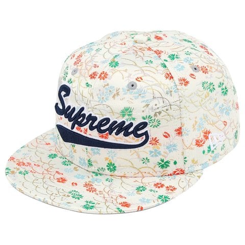 Supreme Floral Jacquard New Era® - White